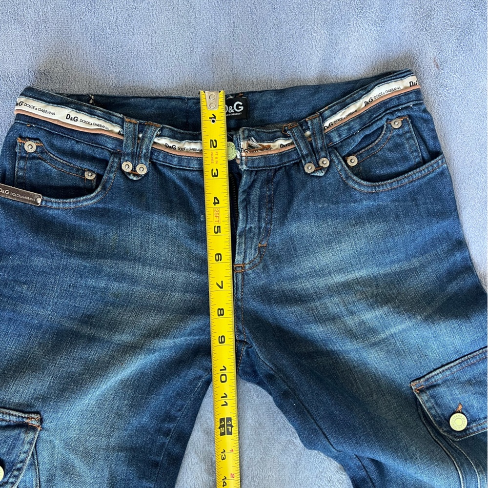 Dolce & Gabbana Blue Denim Jeans - Women's. Low-rise. - Picture 10 of 15